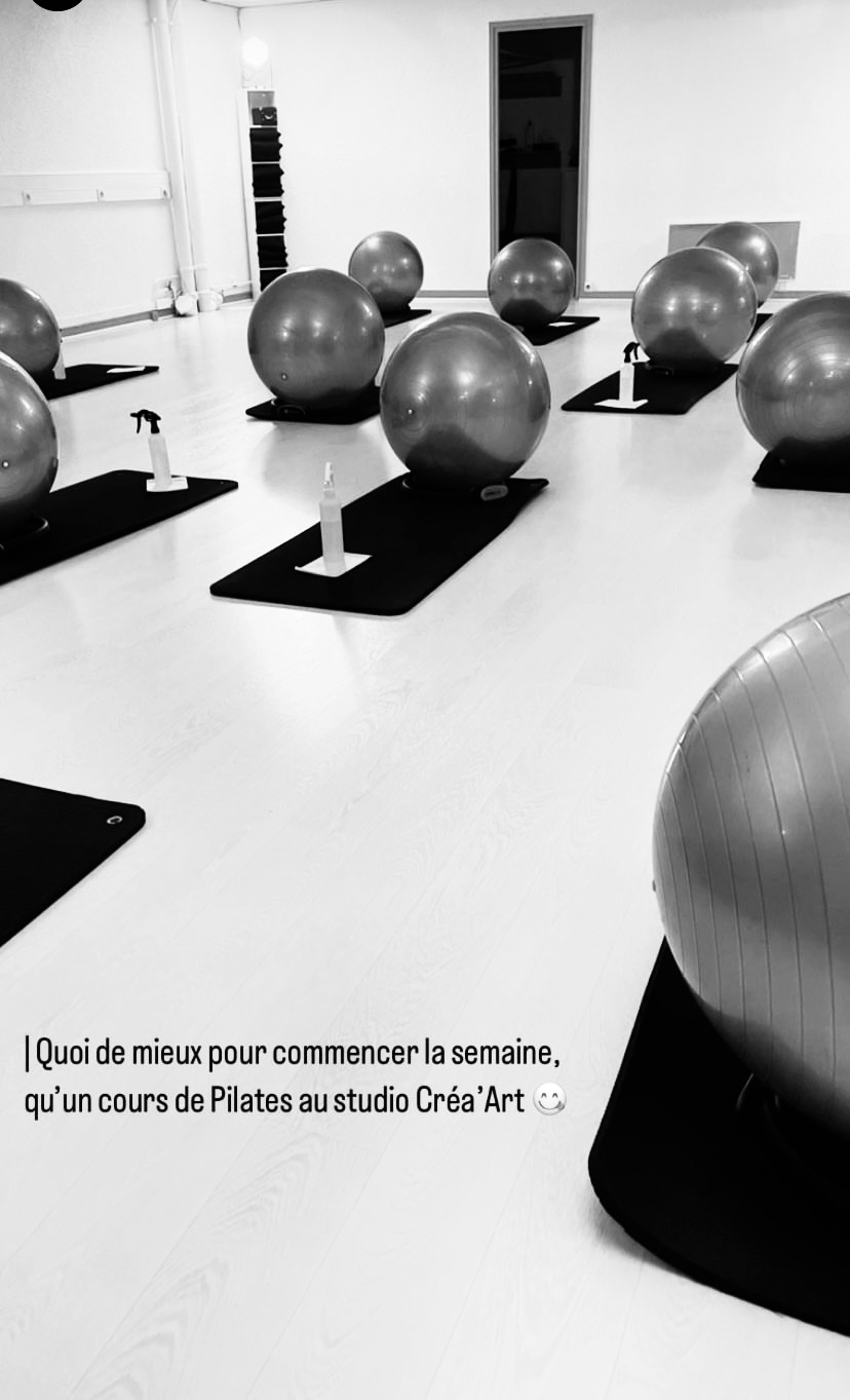 Photo de la salle du cours de Pilates