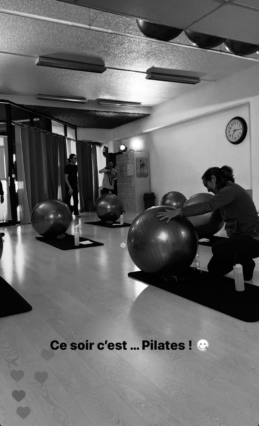 Photo d'un cours de Pilates au studio Créa'art