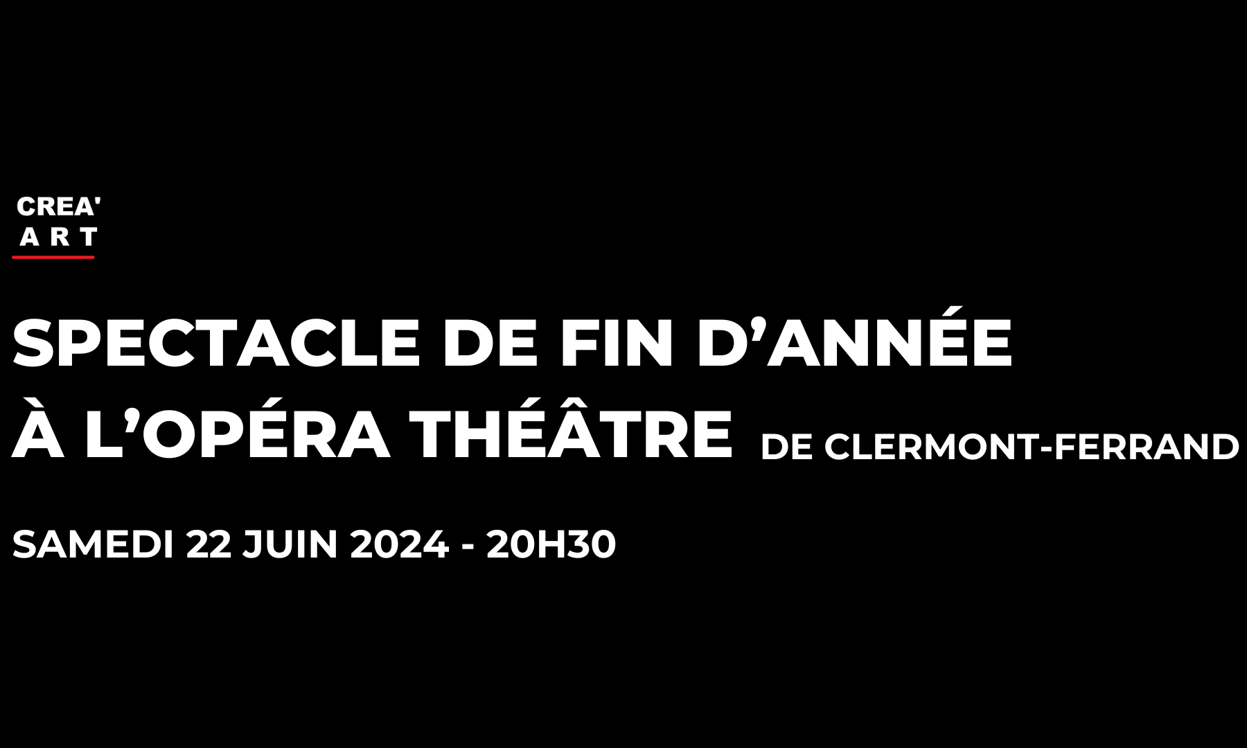 Spectalce-opera-clermont-ferrand-crea'art Des spectacles uniques à l'opéra.